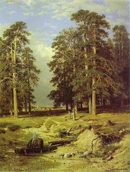 Близ Елабуги, 1886 - Иван Шишкин