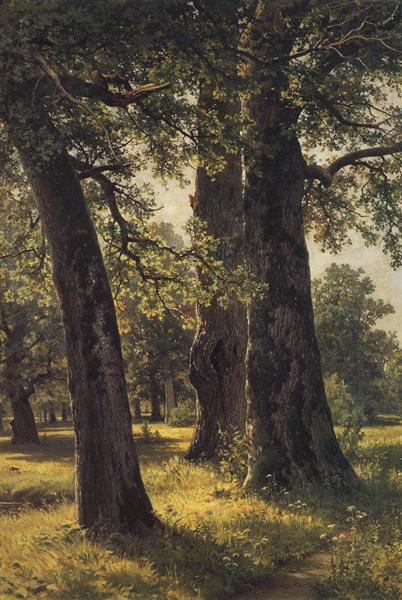 Oaks, 1887 - Iván Shishkin