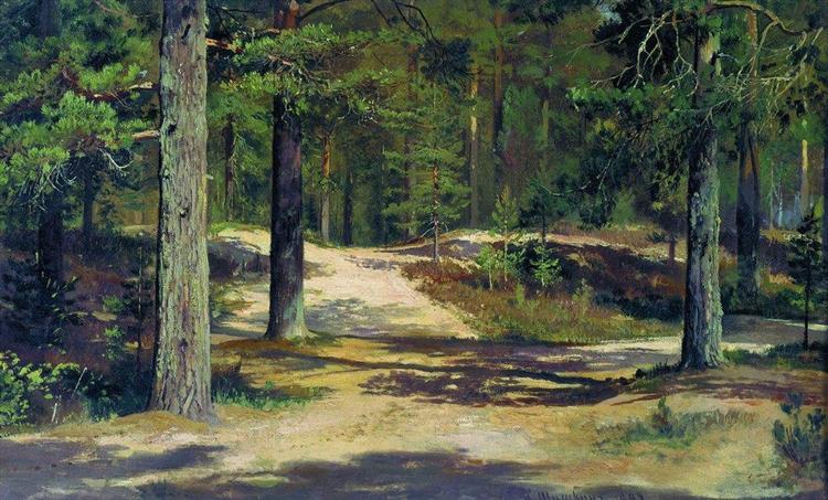 Pine forest, 1889 - Iván Shishkin