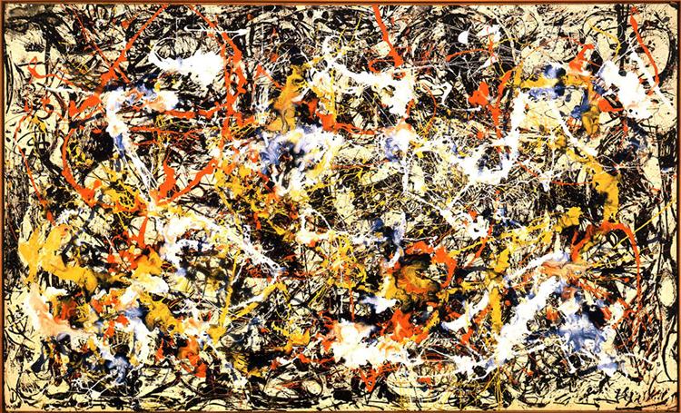 Convergence (Number 10), 1952 - Jackson Pollock - WikiArt.org