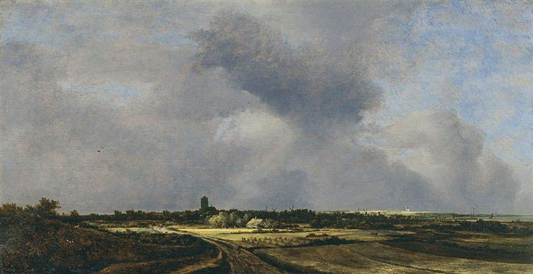 Ansicht von Naarden und die Kirche von Muiderberg, 1647 - Jacob van Ruisdael