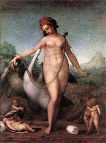 Leda and the Swan - Jacopo da Pontormo