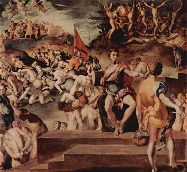 Ten thousand martyrs, 1529 - Jacopo da Pontormo
