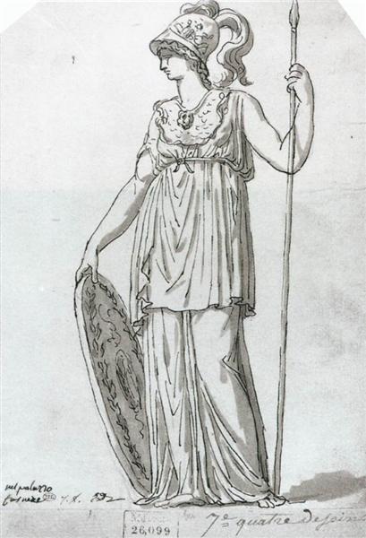Minerva, 1776 - 1777 - Jacques-Louis David