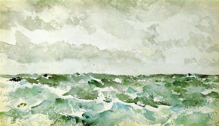 Blue and Silver The Chopping Channel, c.1890 - c.1899 - Джеймс Эббот Макнил Уистлер