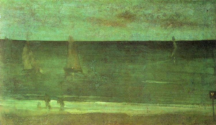 Nocturne: Blue and Silver - Bognor, 1872 - 1876 - James McNeill Whistler
