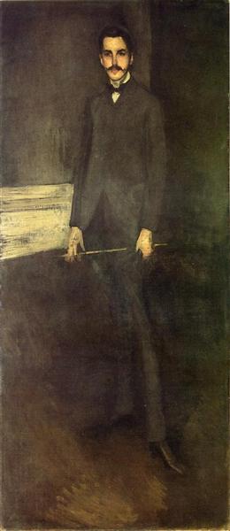 Portrait of George W. Vanderbilt, 1897 - 1903 - James McNeill Whistler