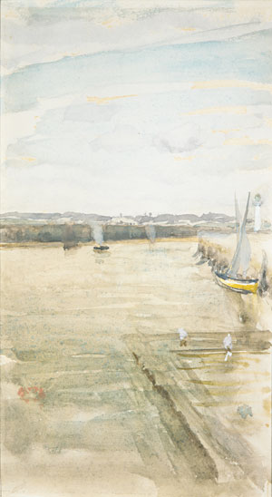 Scene on the Mersey - James Abbott McNeill Whistler