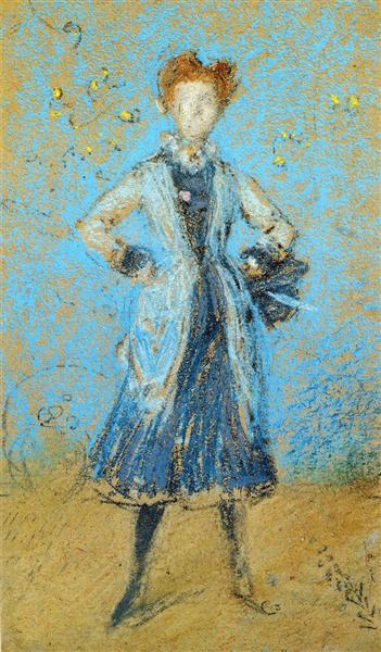 The Blue Girl, 1872 - 1874 - 惠斯勒