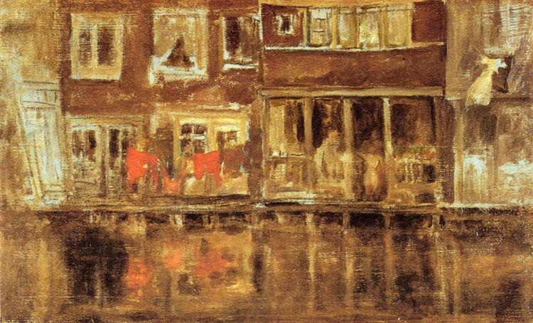 The Canal, 1889 - James McNeill Whistler