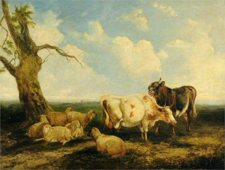 Landscape with Cattle - James Ward