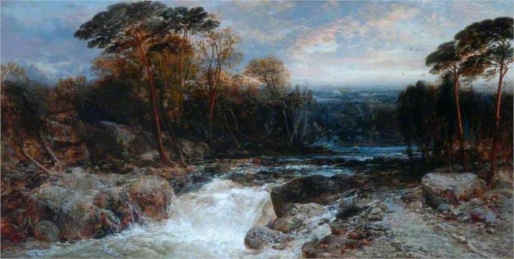 Mountain Torrent, 1871 - James Webb