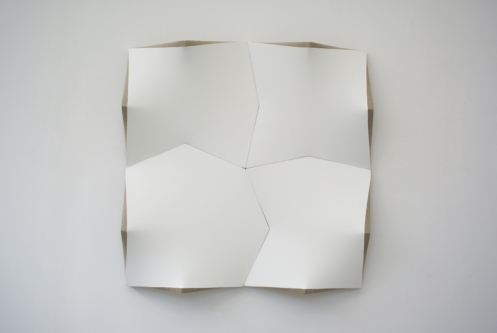 4 Squeezed Squares I (White), 2012 - Jan Maarten Voskuil