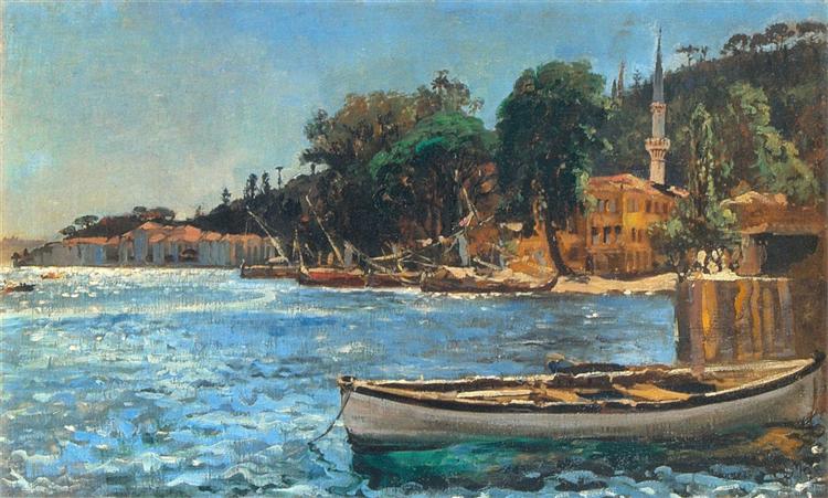 View of Bebek near Constantinople, 1872 - Jan Matejko