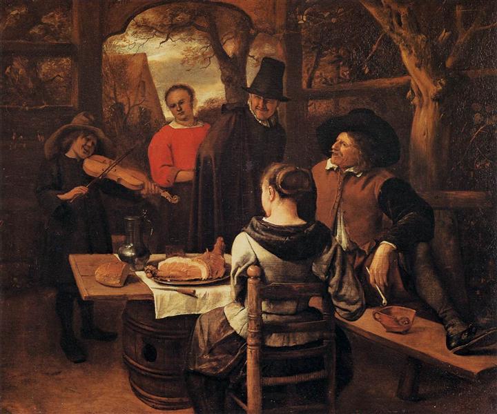 Meal, c.1650 - Jan Steen