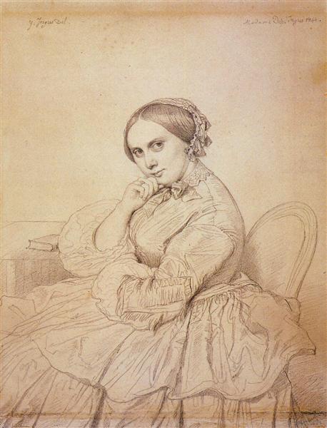 Madame Jean Auguste Dominique Ingres, born Delphine Ramel - Jean Auguste Dominique Ingres