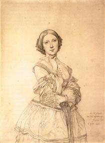 Mademoiselle Cecile Panckoucke - Jean Auguste Dominique Ingres