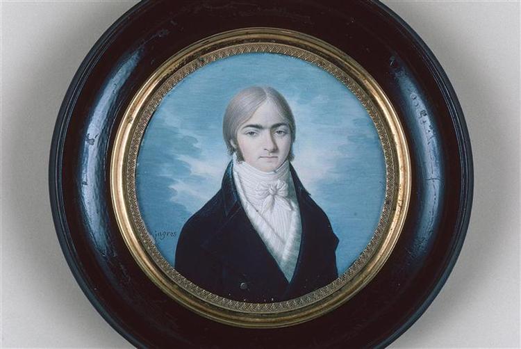Portrait of Mr. Ansar - Jean Auguste Dominique Ingres