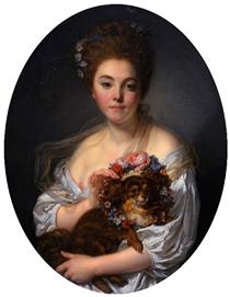 Madame de Porcin - Жан Батіст Грьоз