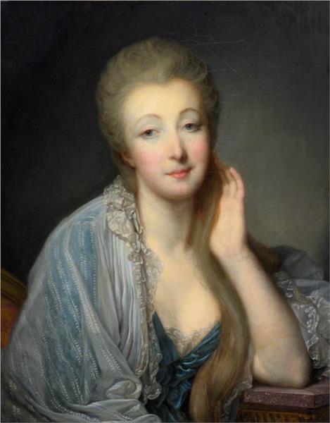 Portrait of the Comtesse du Barry, 1771 - Жан Батіст Грьоз