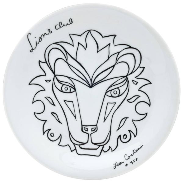 Lion Plate - Jean Cocteau
