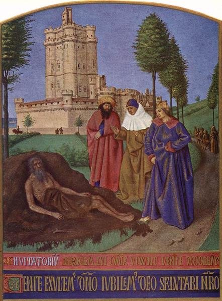 Job and his False Comforters, 1461 - Жан Фуке