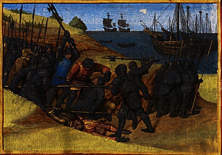 Theodoric victory over the Danes, 1455 - 1460 - Jean Fouquet