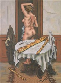Nude with Loaves - Жан Эльон