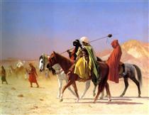 Arabs Crossing the Desert - Jean-Léon Gérôme
