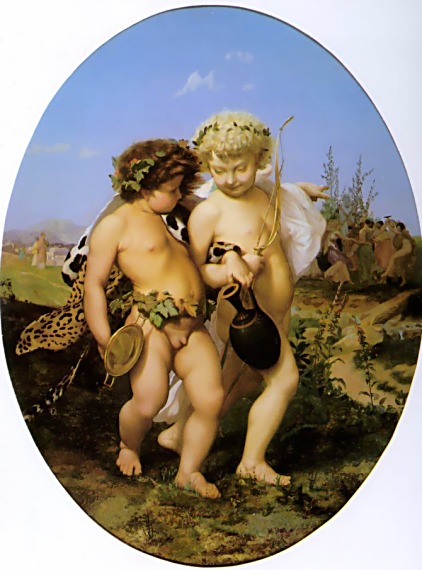 Drunken Bacchus and Cupid - Jean-Léon Gérôme