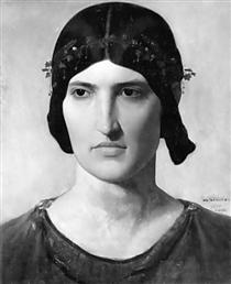 Portrait of a Roman Woman - Jean-Leon Gerome