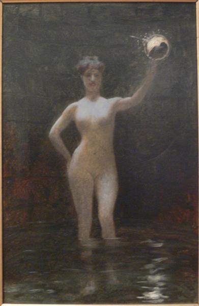 The Truth at the bottom of a Well, 1895 - Jean-Léon Gérôme