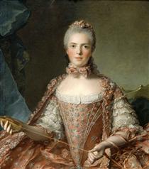 Madame Adélaïde de France Tying Knots - Jean-Marc Nattier