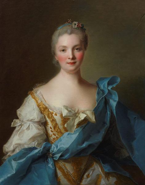 Madame de La Porte, 1754 - Жан-Марк Натьє