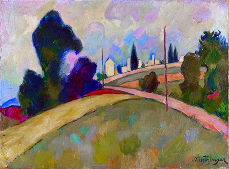 Le Chemin a travers les champs, 1904 - Jean Metzinger