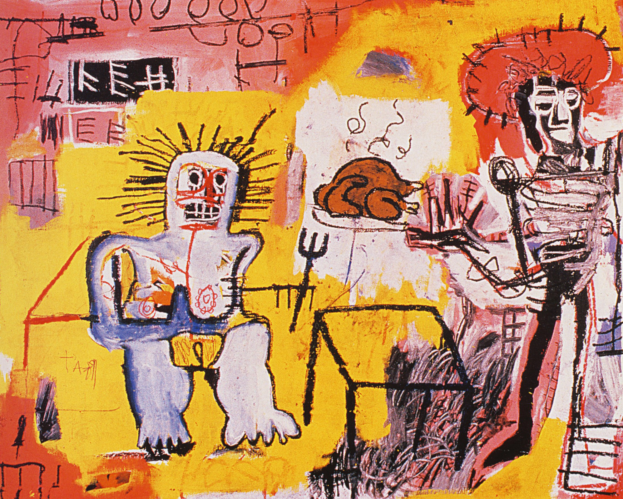 Rice and Chicken, 1981 JeanMichel Basquiat