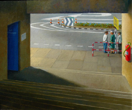 Taxi Stand - Jeffrey Smart