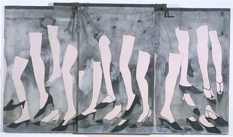 Walking Dream with a Four Foot Clamp, 1965 - Jim Dine