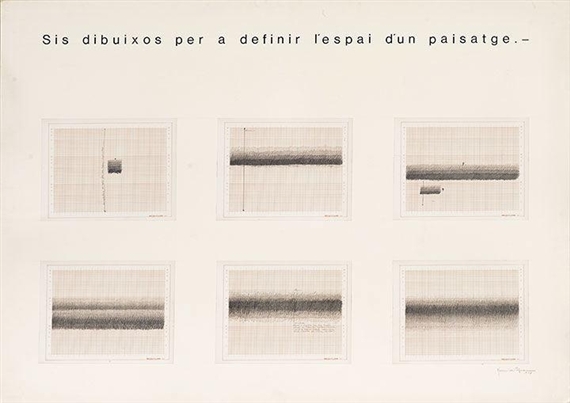 Six Moments to Define Space in a Landscape, 1977 - Joan Hernandez Pijuan