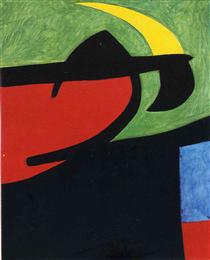 Catalan Peasant in the Moonlight - Joan Miró