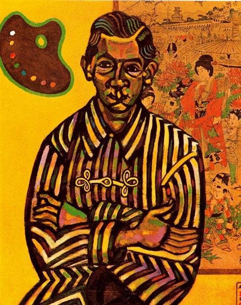 Portrait of E.C. Ricart, 1917 - Joan Miró