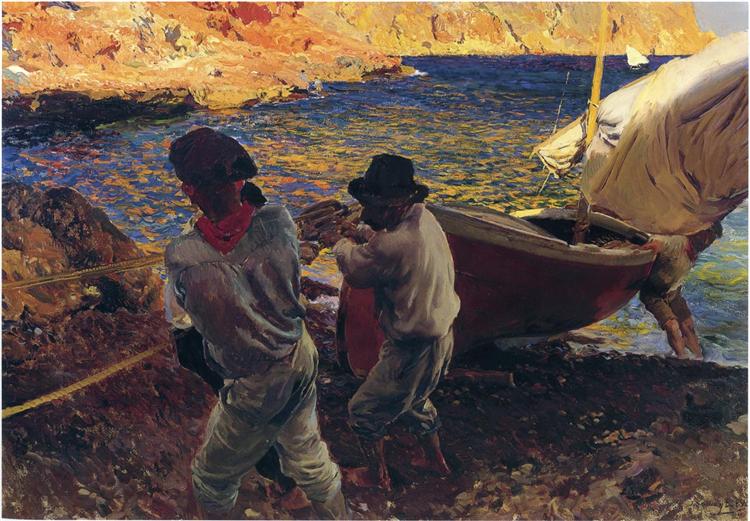 End of the Day, Javea, 1900 - Хоакін Соролья