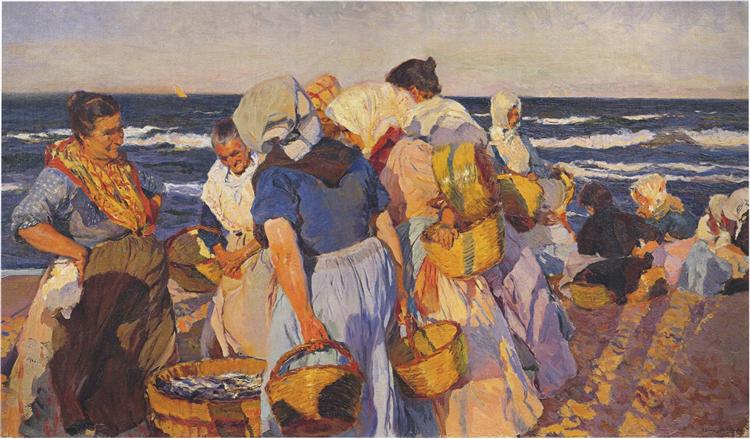 Fisherwomen, 1911 - 霍金‧索羅亞