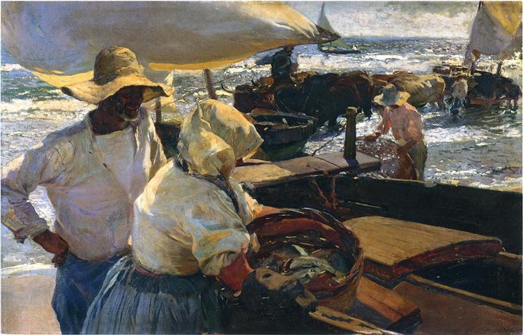 Morning sun, 1901 - Хоакін Соролья