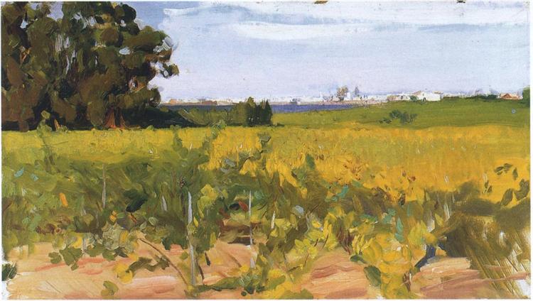 Outskirts of Seville, 1914 - Хоакин Соролья