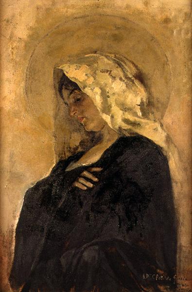 Virgin Mary, 1887 - Хоакін Соролья