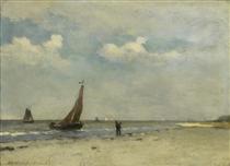 View of Seaside - Johan Hendrik Weissenbruch