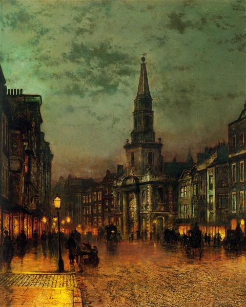 Blackman Street, London, 1885 - John Atkinson Grimshaw