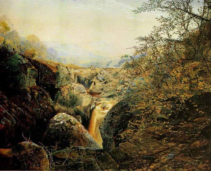 Colwith Force, 1869 - John Atkinson Grimshaw