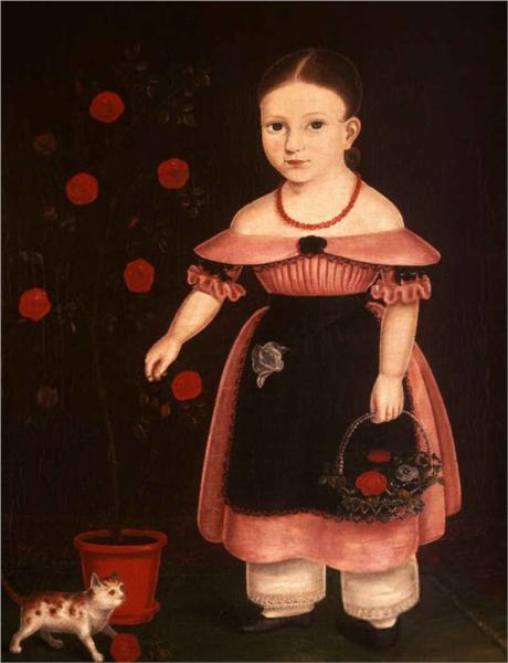 Little Girl in Lavender, 1840 - Джон Брэдли